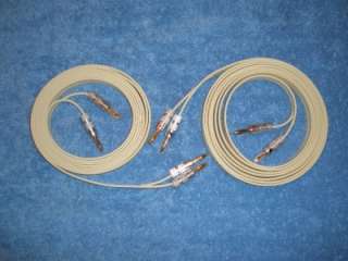 Monster High End Speaker Wire 10 foot pair audiophile Nakamichi gold 