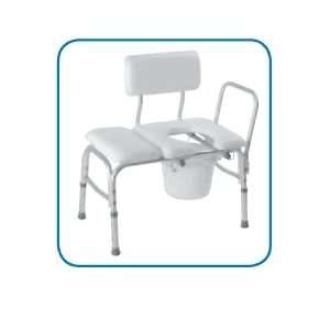 Transfer Bench with Cut Out and Commode Pail   B15211 Carex Health 