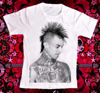 Blink 182 Travis Barker Emo Punk Rock T Shirt Sz.S  