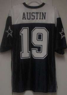   By Dallas Cowboys MILES AUSTIN Jersey MENS Navy Blue White New ALL SZ