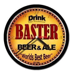  BASTER beer and ale cerveza wall clock 