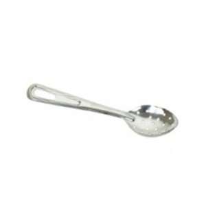  Basting Spoon, 11L, Perforated, Flat Handle, Stainless 