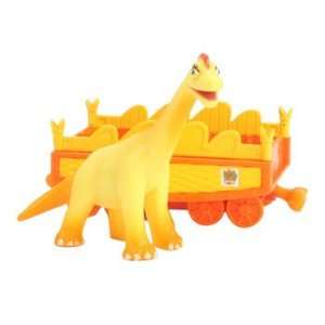  Dinosaur Train Mr Brachisaurus With Train Car Collectible 