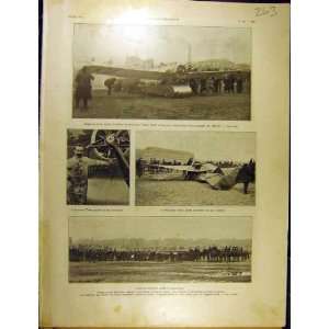   1911 Bonnier Monoplane Accident Train Berteaux French