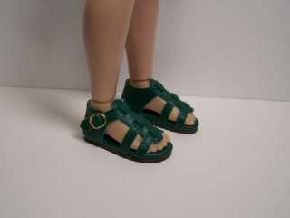 DK GREEN Strappy Sandal Doll Shoe For Wren Piper Lark♥  
