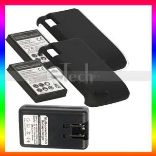 Extended Battery + Battery Cover + Dock Charger For Motorola Atrix 4G 