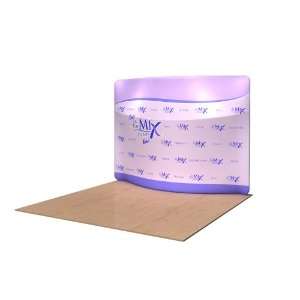   Foot Convex Fabric Graphic Trade Show Display Booth