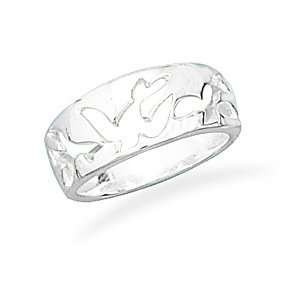  Cut Out Dove Design Ring (5) Jewelry