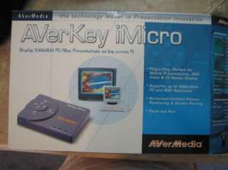 New AVERMEDIA AVERKEY IMICRO Presentation Device PC TV  