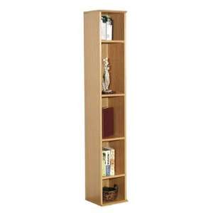   FOKV Heirloom 73.5 H Tower Bookcase in Oak Veneer Furniture & Decor