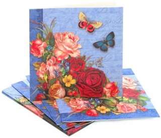   Floral Tri Fold Stationery set of 12 by Punch Studio Product Image