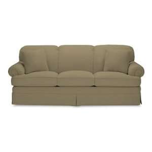  Williams Sonoma Home Tight Back, Rolled Arm, Skirted, Sofa 
