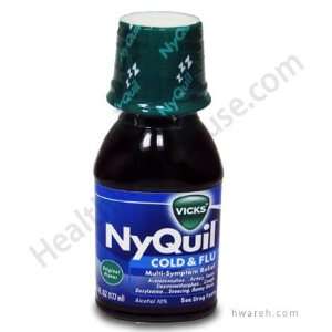  Vicks Nyquil Cold & Flu Relief Liquid (Original)   6 oz 