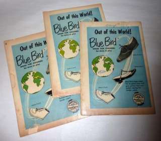 SCHIFFS BLUE BIRD SHOES 1959 STORE ADVERTISING COMICS   PICK ONE 