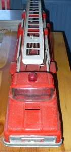 buddy l 1960s ford type hook and ladder truck old toy  