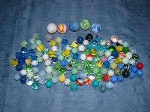 VINTAGE TOY 131 RARE MARBLES  