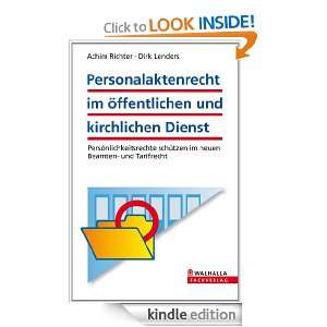   Beamten  und Tarifrecht (German Edition) Achim Richter, Dirk Lenders