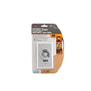  Tork 711A 24 Hr In Wall Timer   125V SPST 15A   1875W 