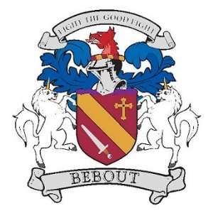  Bebout family crest decal 