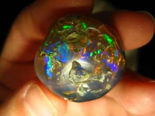 Opals are graded as low grade when they have a large amount of dirt 