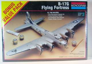 Model Kit B 17G Flying Fortress Monogram 1994 NRFB 148  