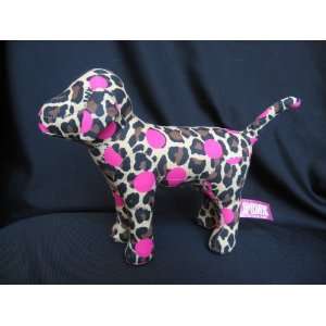  Victorias Secret Pink 7 Plush Leopard Print Dog with 