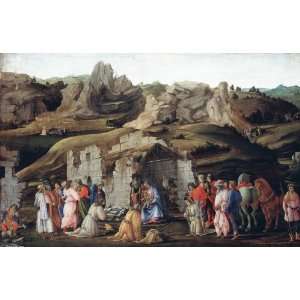  Hand Made Oil Reproduction   Filippino Lippi   32 x 20 