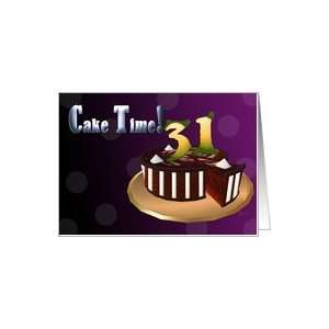  Chocolate Cake meringue stripes CAKE TIME Happy 31st 