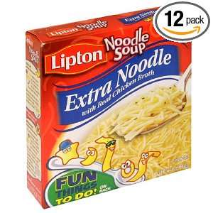 Lipton Soup Secrets Extra Noodle with Real Chicken Broth, 2 Count 4.9 