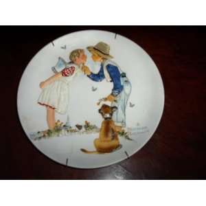    Norman Rockwell Spring Beguiling Buttercup Plate 