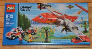   + RARE LEGO CITY 4209 Fire Plane + 2012 Forest Theme IN HAND  