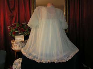VTG VANITY FAIR Babydoll Nightie Negliee Nightgown Gown & Peignoir 