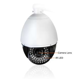 ZMODO 22X Optical Zoom 260ft IR Outdoor High Speed CCTV Security PTZ 