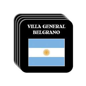Argentina   VILLA GENERAL BELGRANO Set of 4 Mini Mousepad Coasters