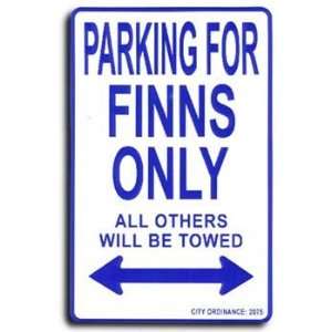  Finland   Parking Signs Metal 8x12 Patio, Lawn & Garden