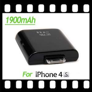 1900mAh External Backup Battery Power Charger For iPhone 4 4S 4G 3G 