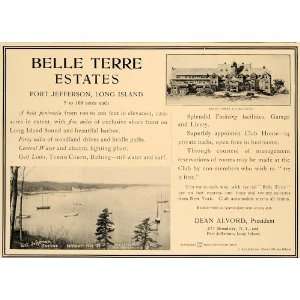  1907 Ad Belle Terre Estates Port Jefferson Long Island 