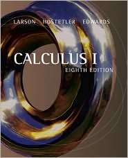 Calculus I, (0618586792), Ron Larson, Textbooks   
