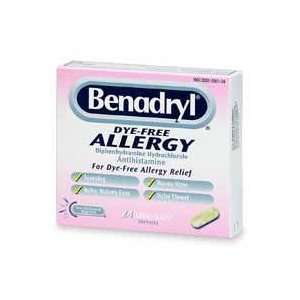  Benadryl Dye Free Allergy Relief Liqui Gels   24 Ea 