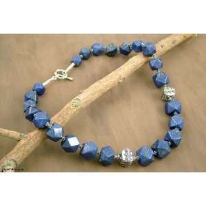  Lapis lazuli strand necklace, Blue Goddess Jewelry