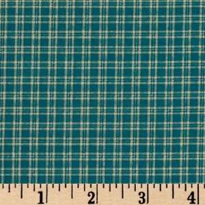  44 Wide Country Mini Plaid Green Fabric By The Yard 