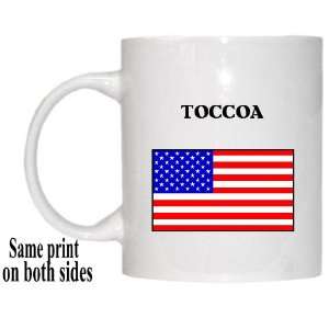  US Flag   Toccoa, Georgia (GA) Mug 