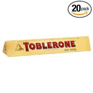 Toblerone, 1.76 Ounce Bars (Pack of 20) Grocery & Gourmet Food