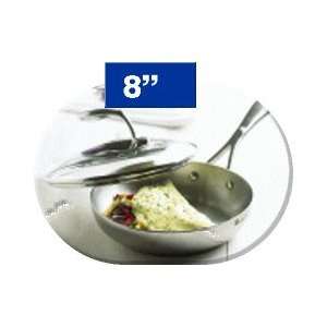  Tupperware New Chef Series 8 Stainless Steel Fry Pan with 