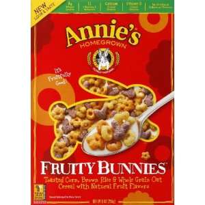 Annies Homegrown Fruity Bunnies Cereal Grocery & Gourmet Food