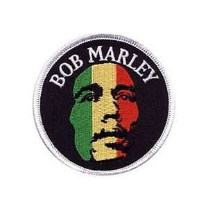  Bob Marley Rasta Face Round Patch