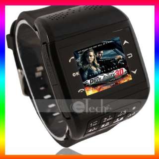 Cell Phone Watch Mobile Quad Band Spy Camera Mp4 Q8+  