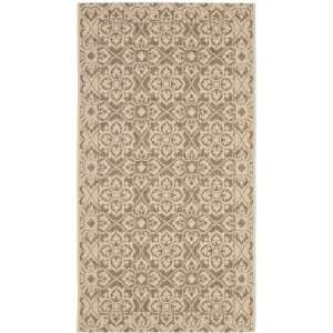  Safavieh CY6550 22 4 Courtyard Collection Brown and Cream 