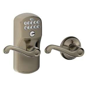 Schlage FE575 V PLY 620 FLA Plymouth Keypad Entry with Auto Lock and 