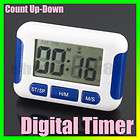 Portable Wide Screen Digital Count Up Down Timer #881  